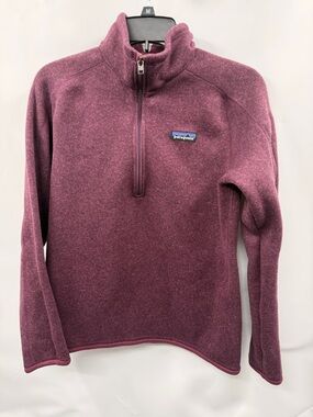 Patagonia Half-Zip Pullover - Plum women’s size medium